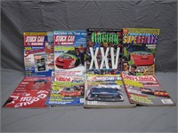 8 Vintage Car Racing Magazines