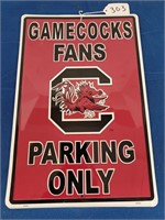 (2) Collage Football Signs, Parking Only