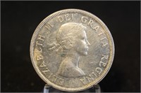 1959 Canada Silver Dollar Coin