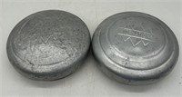 Vintage Silver International Dog Dish Hubcaps