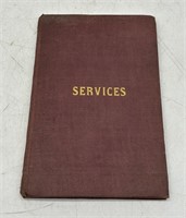 Antique 'Services' Grand Army of the Republic Book