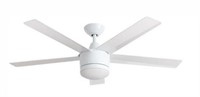 Merwry 52 In.  Led  White Ceiling Fan