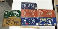 7 Kansas license plates