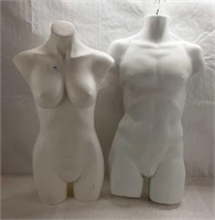 BUST FORMS - LADY FULL / MAN HAS HOLLOW BACK