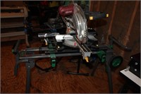 Chicago Electric Compound Miter Saw & Stand