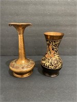 2 decorative  handmade Moroccan engraved copper
