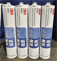 4 Tubes 3M 540  Polyurethane Adhesive Sealant