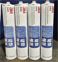 4 Tubes 3M 540  Polyurethane Adhesive Sealant