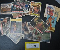 Old Western Cards, Roy Rogers, Davy Crockett