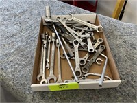 Various Wrenches W/ Open End + Socket End