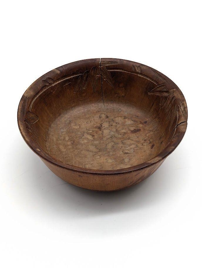 Asian Wooden Bowl AS IS