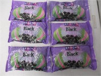 (6)Brachs Black Jelly Bird Eggs 411g Bag