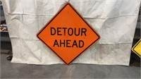 "Detour Ahead" Sign