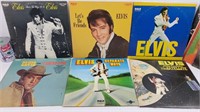 6 vinyles 33 tours/LP Elvis dont Let's be friends