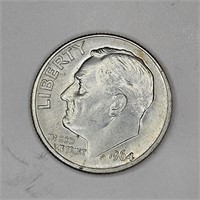 1964 d Roosevelt Dime -90% Silver
