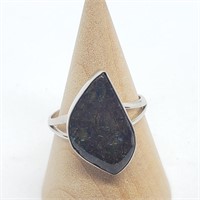 $80 Silver Canadian Ammolite Ring