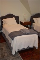 Twin Size Bed with Head Board