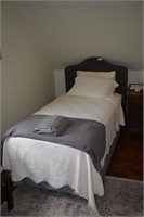 Twin Size Bed with Head Board