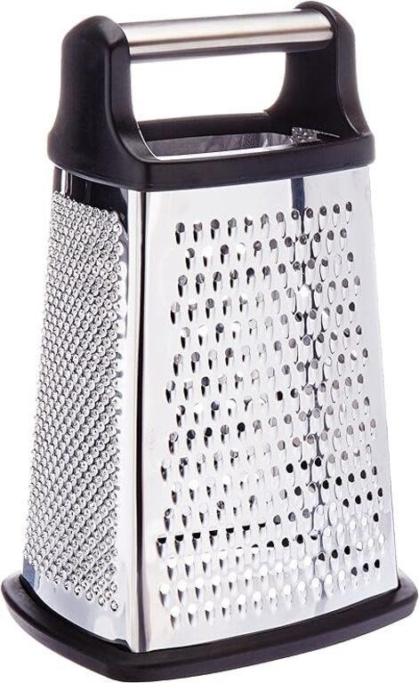 Norpro 325 4-Sided Grater with Catcher, Stainless