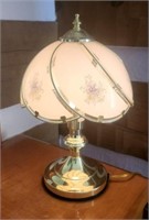 Glass Shade Touch Lamp