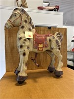 Mobo Vtg Riding Action Horse Toy
