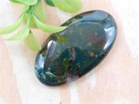 BLOODSTONE CABOCHON ROCK STONE LAPIDARY SPECIMEN