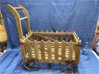 Cute picket fence wagon (smaller)