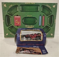 (AF) Tripoley game board and mini panther car