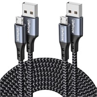Micro USB Cable, 2Pack 3.3 6.6ft USB A to Micro