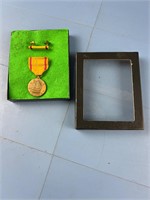 CHINESE MILITARY MEDAL W/BOX VINTAGE