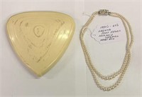 1950s-60s Laguna Faux Pearl Necklace