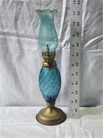 Vintage Blue oil Lamp