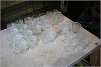 Glass lot, mini pitchers