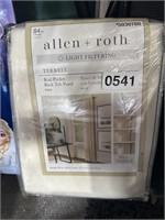 ALLEN + ROTH LIGHT FILTERING CURTAINS RETAIL $30