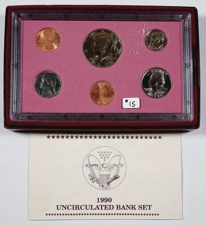 1990  Uncirculated Bank set