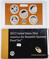 2012  US Mint  ATB Quarters Proof set
