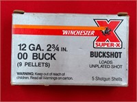 Winchester Super-X 12 Ga. Buckshot Loads 00 Buck