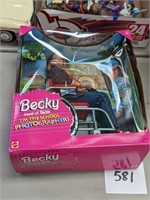 Becky School Photographer Barbie Doll
