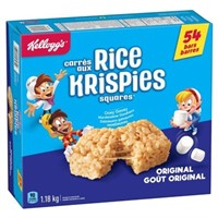 54-Pk Kellogg's Rice Krispies Squares Bars, 22g