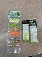 Soft plastics, jig, heads, small jigs