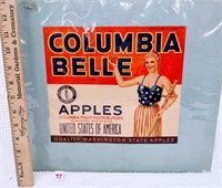 Columbia Belle sign