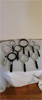 10 magnifying glasses