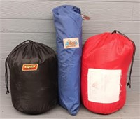 2-Person "Pup" Tent & Sleeping Bags
