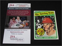 1969 TOPPS PETE ROSE ALL STAR AUTOGRAPH COA