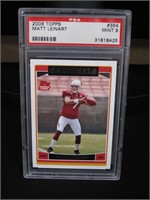 2006 TOPPS MATT LEINART RC PSA 9 MINT