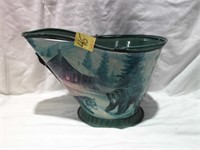 COAL BUCKET W/ BEAR SCENE