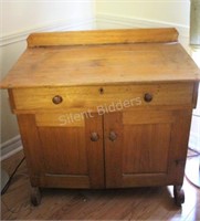 Canadiana Cupboard & Pull Out Drawer Cabinet