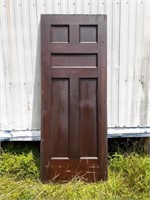 Large Antique Wooden Door 36x90"