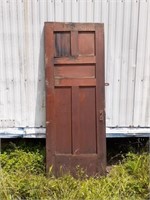 Vintage Wooden Door as found