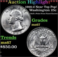 ***Auction Highlight*** 1988-d Washington Quarter